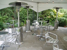 Aluminium 
                        tables & chairs